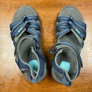 Teva Tirra Women’s Water Sandals Size 7 Bering Sea Blue